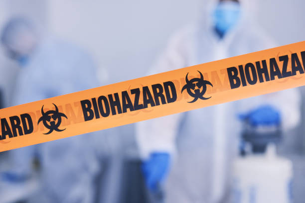 Professional Blood Cleanup technician working in Litchfield, NE